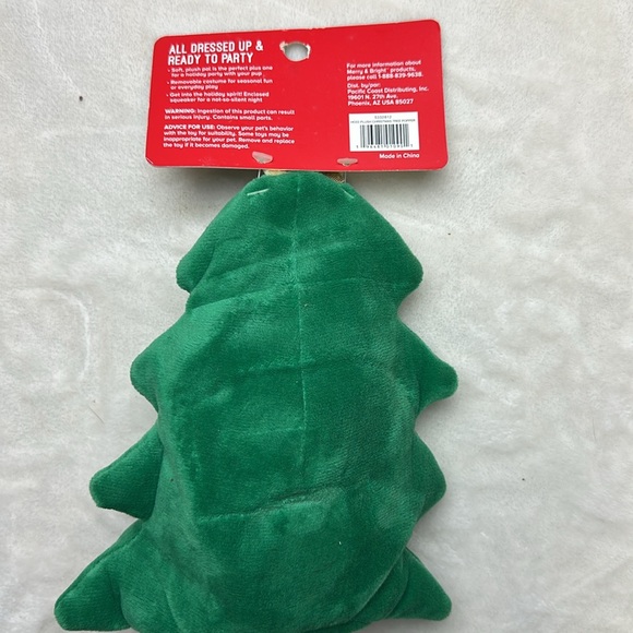Merry & Bright Holiday Christmas Tree Decked Out Dog Toys Tennis Balls - Picture 3 of 4